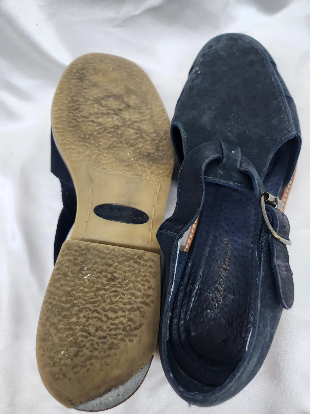 Eddie Bauer black suede